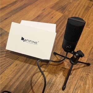 FIFINE Black USB Microphone